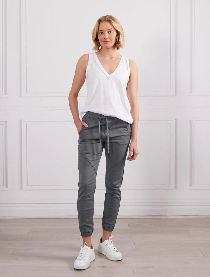 Blake Jogger - Gun Metal - Sare StoreMonaco JeansPants