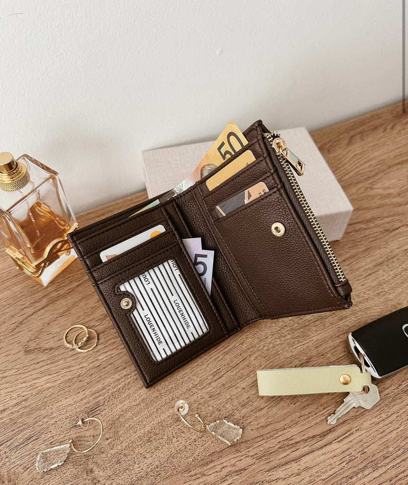 Blondie Wallet - Chocolate - Sare StoreLouenhidewallet