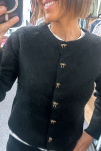 Bow Cardigan - Black - Sare StoreBy FrankieCardigan