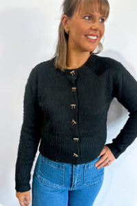 Bow Cardigan - Black - Sare StoreBy FrankieCardigan