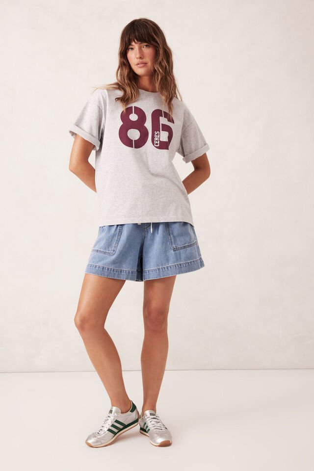 Boyfriend Tee - Cloud Marle/Ceres 86 - Sare StoreCeres LifeTee
