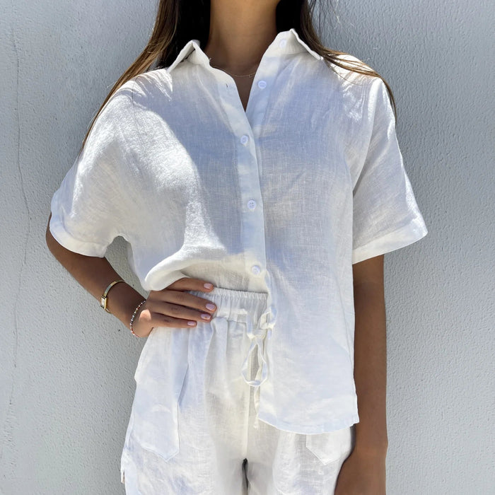 Bronte Shirt - White - Sare StoreLittle LiesShirt