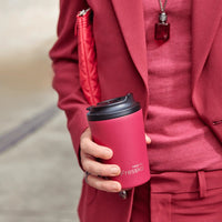 Camino Reusable Coffee Cup 12oz/340ml - Rouge - Sare StoreMade by FresskoReusable Coffee Cup