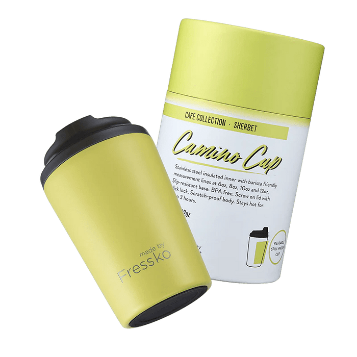 Camino Reusable Coffee Cup 12oz/340ml - Sherbet - Sare StoreMade by FresskoReusable Coffee Cup