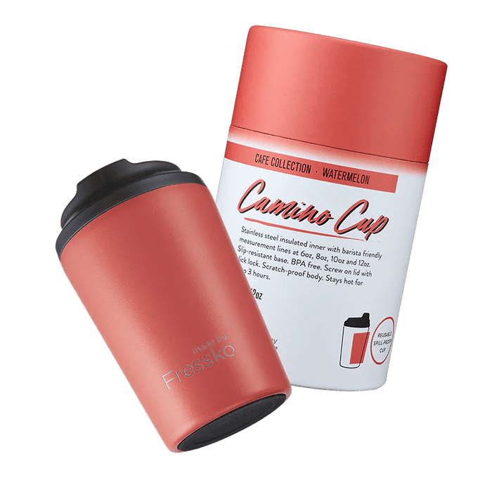 Camino Reusable Coffee Cup 12oz/340ml - Watermelon - Sare StoreMade by FresskoReusable Coffee Cup