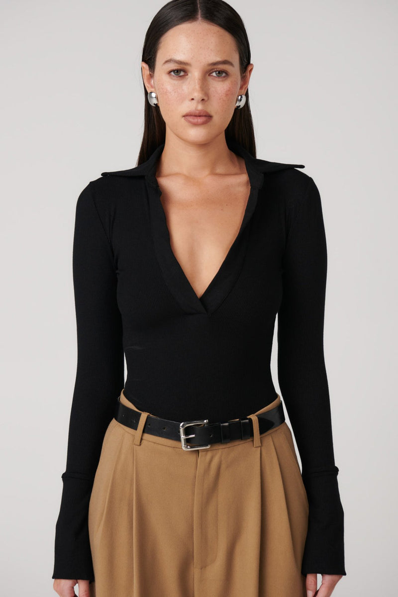 Celine Bodysuit - Black - Sare StoreBayse BrandBodysuit