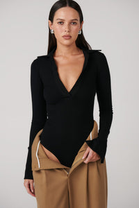 Celine Bodysuit - Black - Sare StoreBayse BrandBodysuit