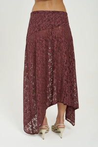 Frenchie Midi Skirt - Chocolate