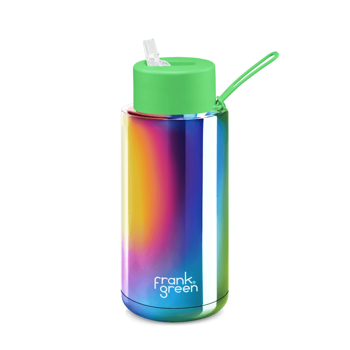 Chrome Rainbow 34 oz Reusable Bottle (Straw) - Frank Green - Sare StoreFrank GreenDrink Bottle