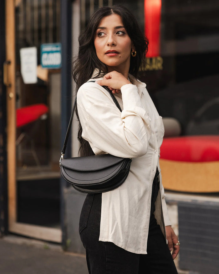 Cindy Shoulder Bag - Black - Sare StoreLouenhideBag