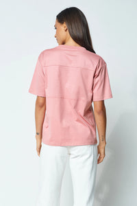 Clair Beaded Panel Tee - Dusty Rose - Sare StoreApero LabelTshirt