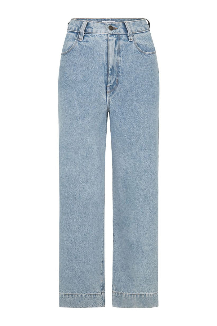 Classic Denim Cropped Jean - Sun Washed Blue - Sare StoreSPELLJeans