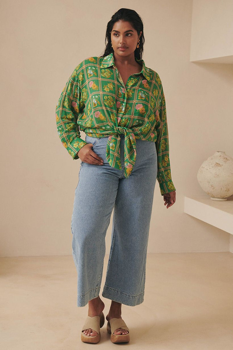 Classic Denim Cropped Jean - Sun Washed Blue - Sare StoreSPELLJeans