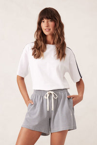 Classic Terry Short - Moonlight Fine Stripe - Sare StoreCeres LifeShorts