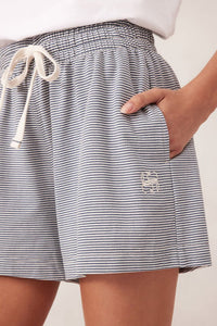 Classic Terry Short - Moonlight Fine Stripe - Sare StoreCeres LifeShorts