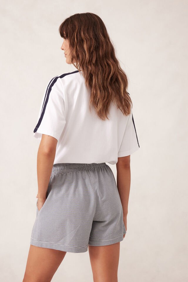 Classic Terry Short - Moonlight Fine Stripe - Sare StoreCeres LifeShorts