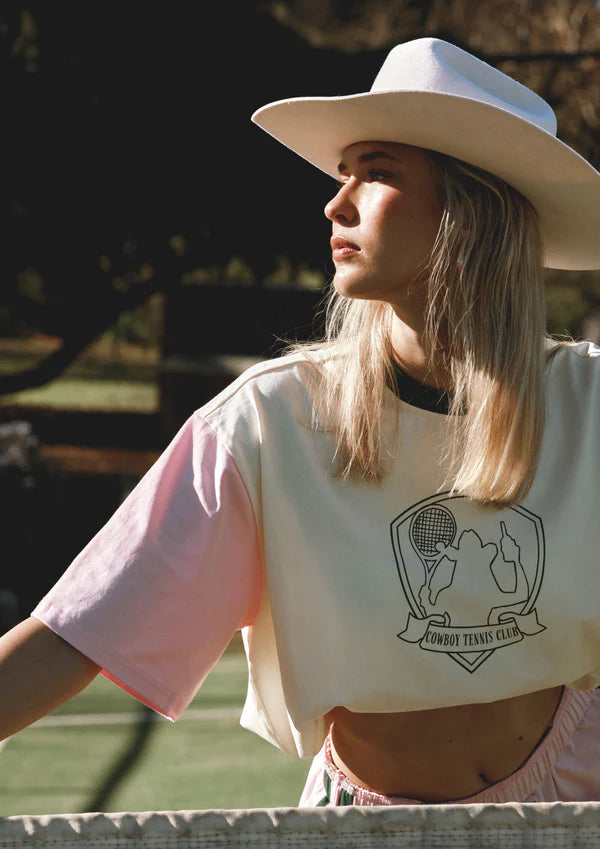 Cowboy Tennis Box Tee