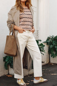 Crop Frenchie Jean - Fresh Ecru - Sare StoreCeres LifeJeans