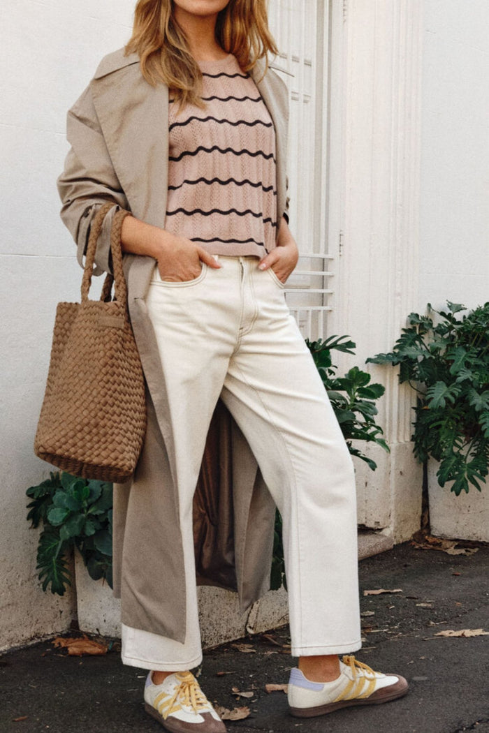 Crop Frenchie Jean - Fresh Ecru - Sare StoreCeres LifeJeans