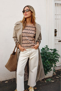 Crop Frenchie Jean - Fresh Ecru - Sare StoreCeres LifeJeans