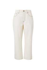 Crop Frenchie Jean - Fresh Ecru - Sare StoreCeres LifeJeans