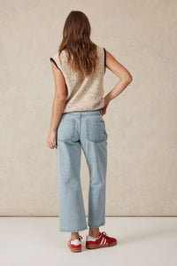 Crop Frenchie Jean - Vintage Blue - Sare StoreCeres LifeJeans