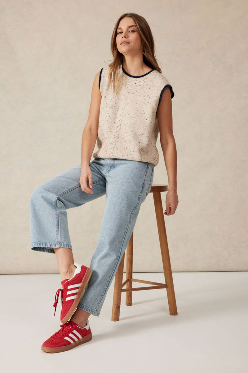 Crop Frenchie Jean - Vintage Blue - Sare StoreCeres LifeJeans