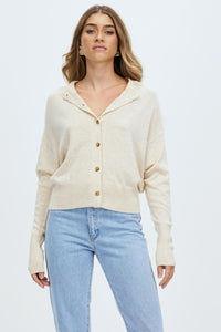 Dacey Cardigan - Ecru - Sare StoreWhite by FTLCardigan
