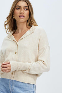 Dacey Cardigan - Ecru - Sare StoreWhite by FTLCardigan