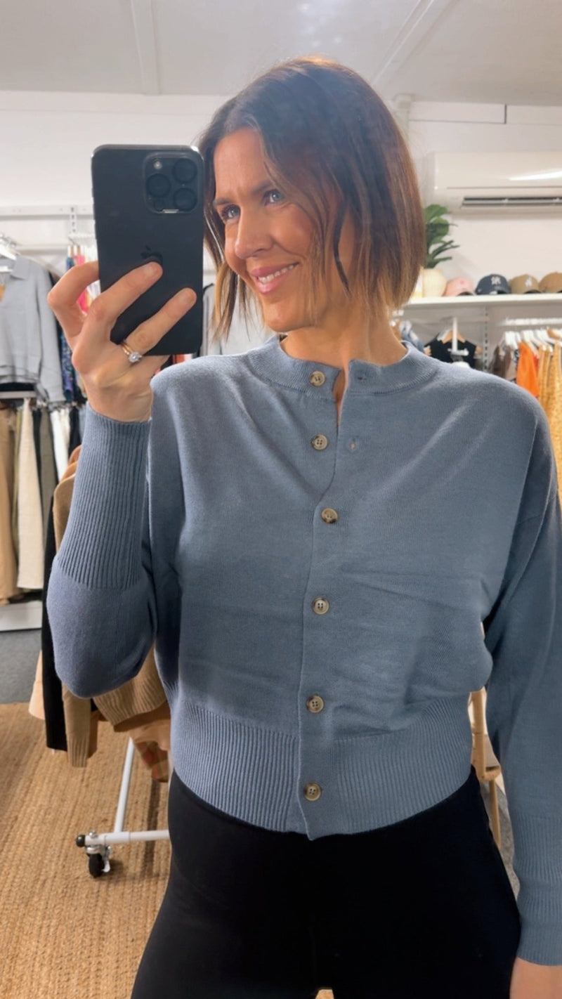Dacey Cardigan - Indigo - Sare StoreWhite by FTLCardigan