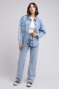 Dale Denim Shacket - Light Blue - Sare StoreAll About EveJacket