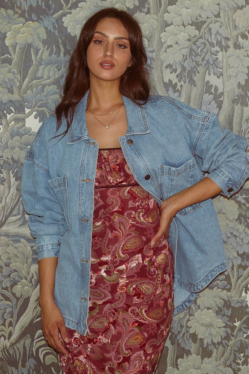 Dale Denim Shacket - Light Blue - Sare StoreAll About EveJacket