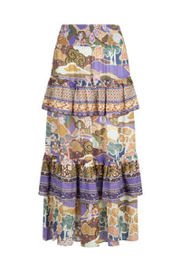 Dancing Valley Ra - Ra Maxi Skirt - Violet - Sare StoreSPELLSkirt