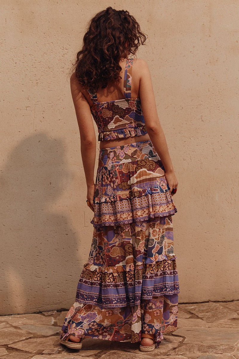 Dancing Valley Ra - Ra Maxi Skirt - Violet - Sare StoreSPELLSkirt