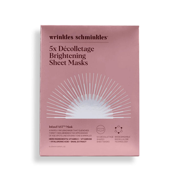 Décolletage Brightening Sheet Mask - 5 Pack - Sare StoreWrinkle SchminklesBody Mask