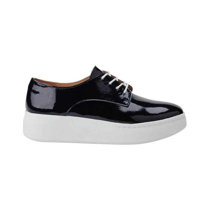 Derby City- Black Crinkle Patent - Sare StoreRollie NationShoes