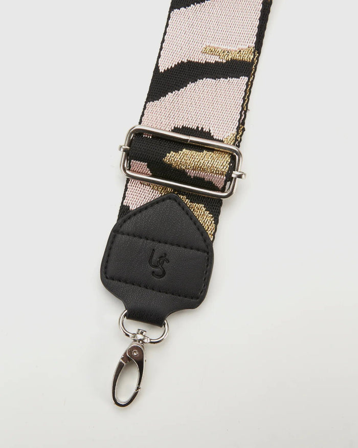 Desert Dream Army Webbing Crossbody Strap- Silver - Sare StoreUrban StatusHandbag Strap