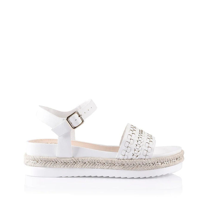 Disco Footbed Sandals - White Smooth - Sare StoreVerali ShoesSandals