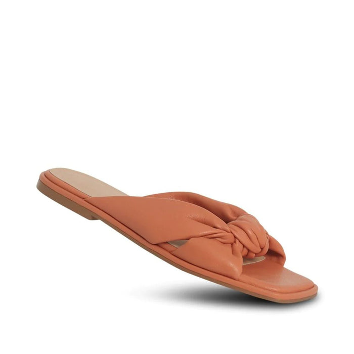 Elodie Burnt Orange Slide - Sare StoreNude FootwearShoes