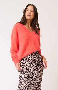 Emmie Knit Sweater - Mandarin - Sare StoreCartel & WillowSweater