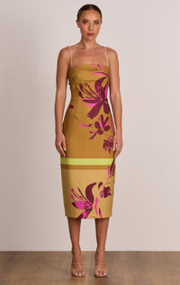 Flicker Party Midi: Gold - Sare StorePasduchasDress