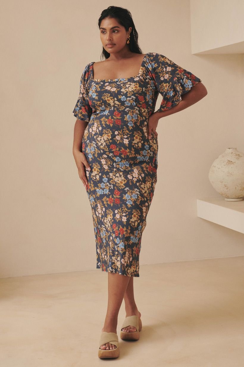 Flora Midi Dress-Mystic - Sare StoreSPELLDress