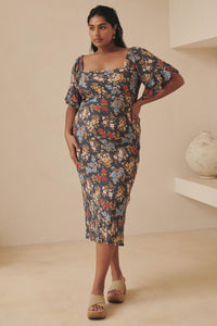 Flora Midi Dress-Mystic - Sare StoreSPELLDress