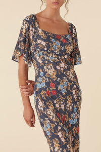 Flora Midi Dress-Mystic - Sare StoreSPELLDress