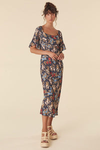 Flora Midi Dress-Mystic - Sare StoreSPELLDress