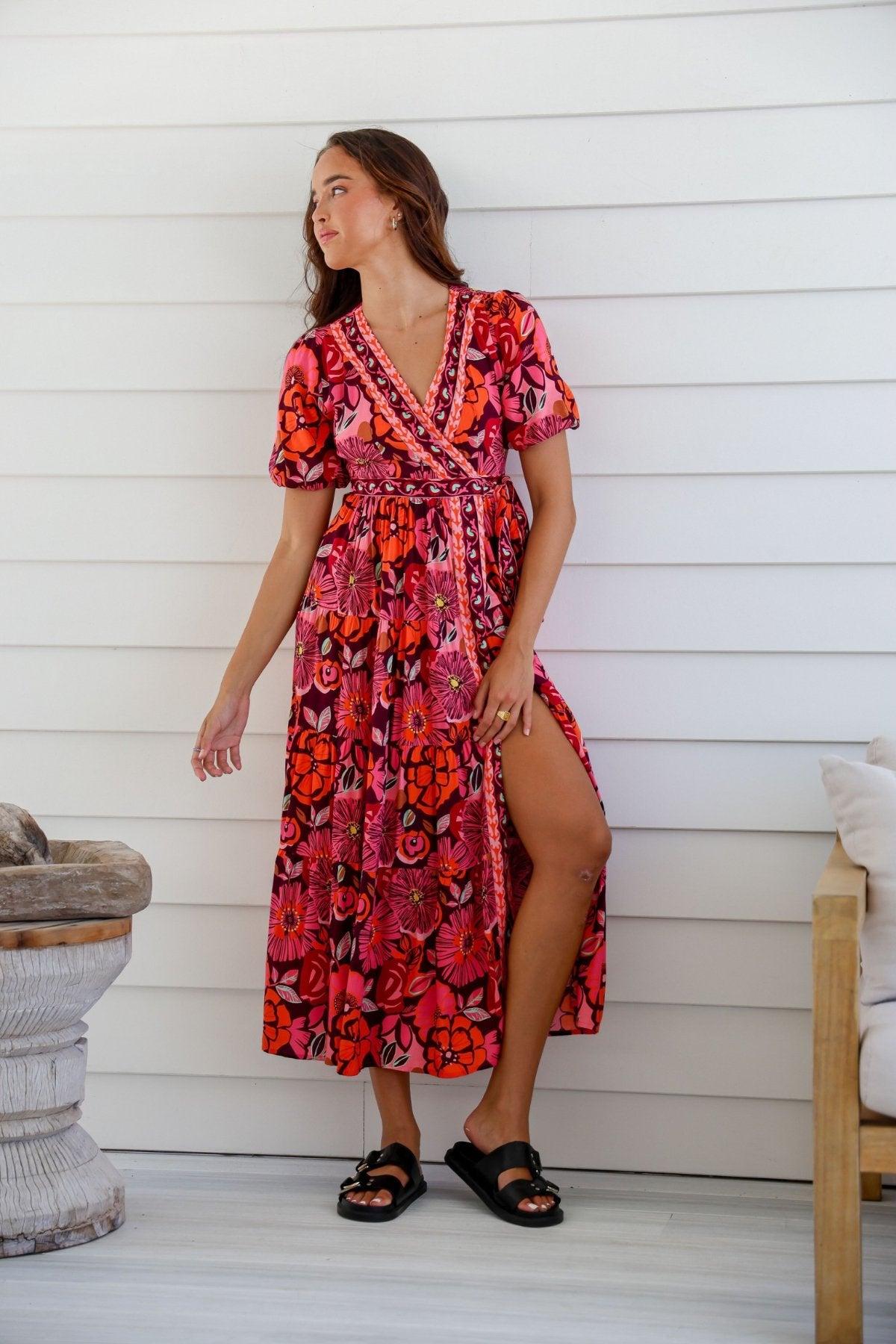 Floral Wrap Maxi Dress - Sare StoreJoop and GypsyDress