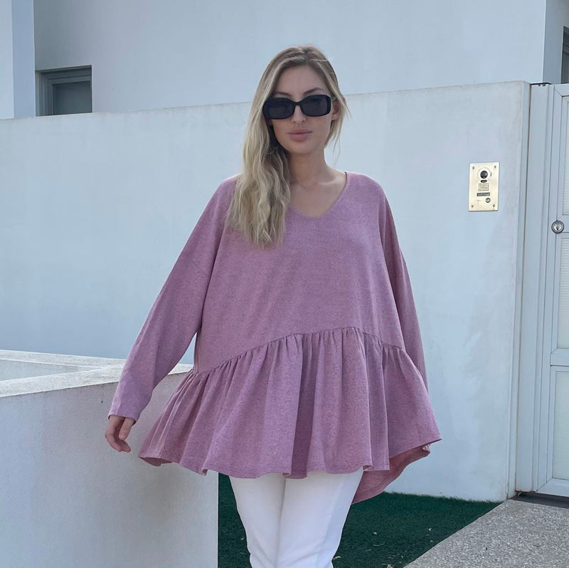 Francine Top - Pink OSFA - Sare StoreKiik LuxeTops