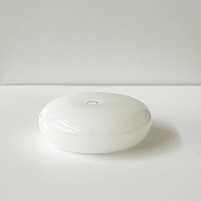 Glass Vessel Incense Holder - White - Sare StoreGentle HabitsIncense