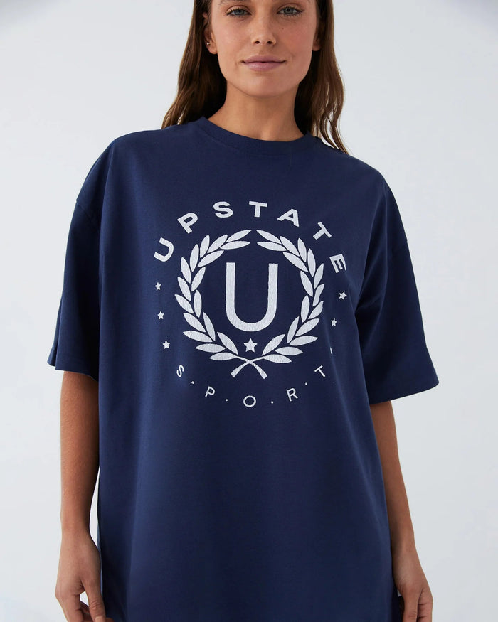 Hustle Tee - Night Sky / Upstate Wreath Crackle - Sare StoreUpstate SportTee