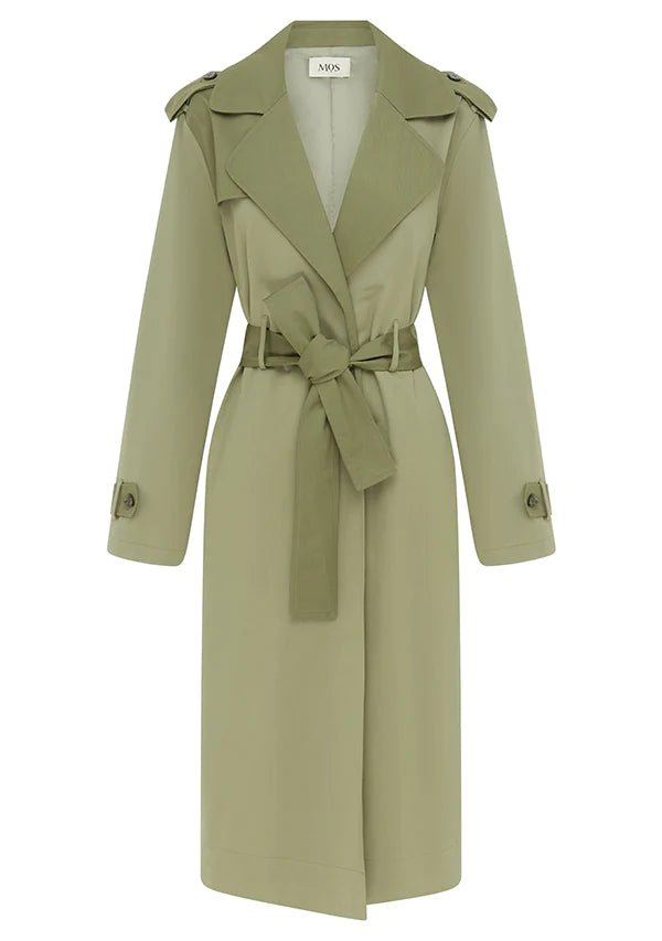 Intrepid Trench Coat - Fern - Sare StoreMOS The LabelJacket